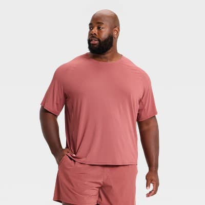 Men's Elevated Run T-Shirt - All In Motion™ Ruby Red 3XL
