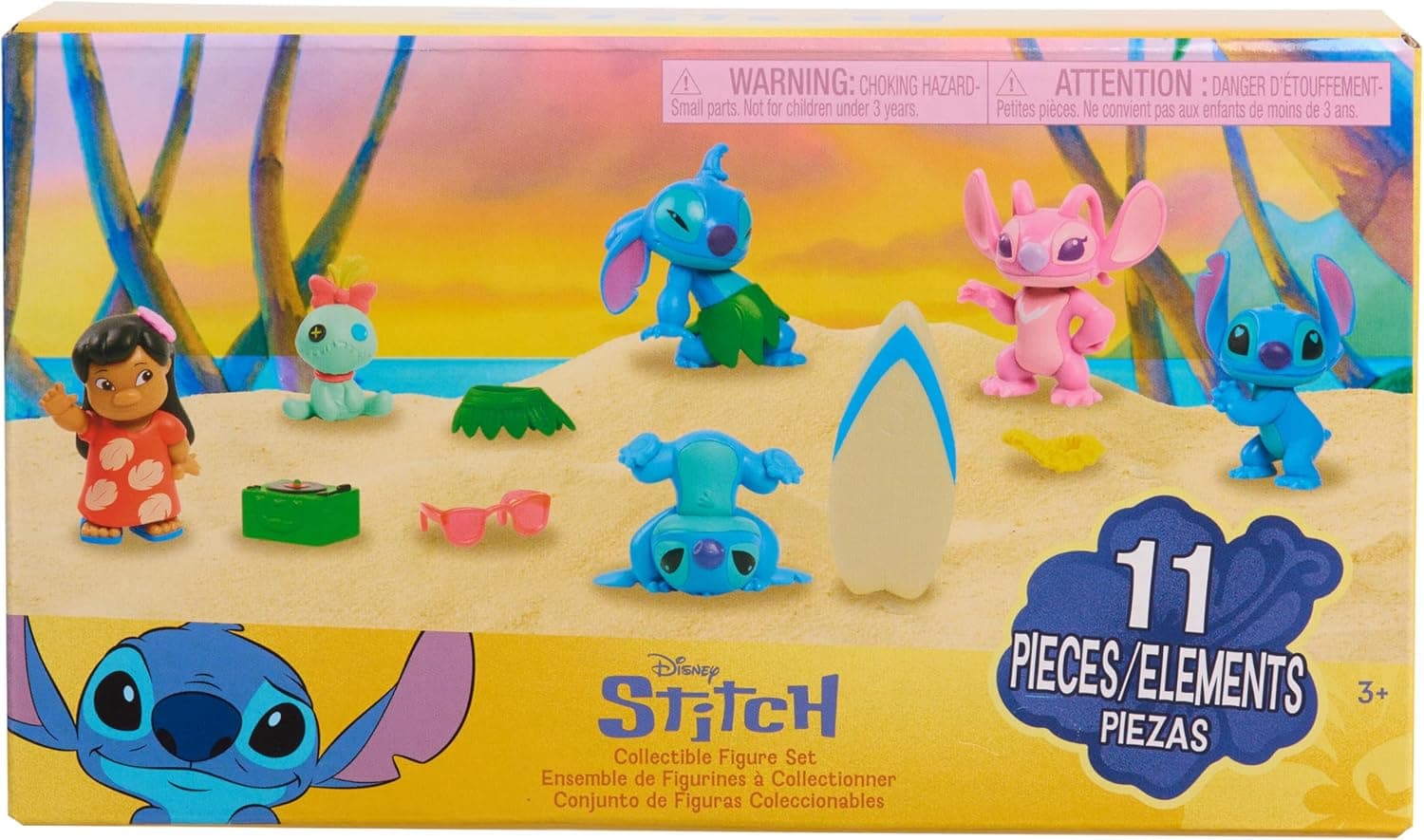 Collectible Disney Stitch Figurines - 11-Piece Set