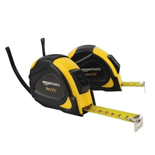 2-Pack Amazon Basics 25' Self-Locking Tape Measure Amazon