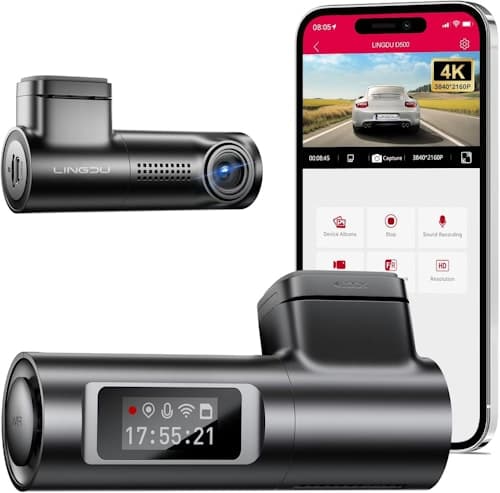 Lingdu D500 Smart 4K Dash Cam