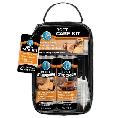 Shoe Gear Boot Care Kit: Plastic & Rubber Shoe Accessories, 3-Piece Set