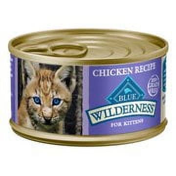 Blue Buffalo Wilderness Kitten High Protein Grain Free Chicken Wet Cat Food, 24 Pack