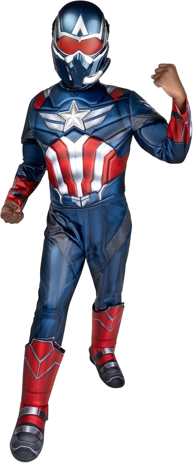 Marvel Captain America Youth Halloween Costume - Premium Quality