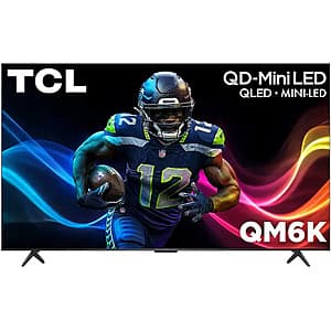 65" TCL QM6K QD-Mini 4K Ultra HD Google Smart TV for $530 + Free Shipping