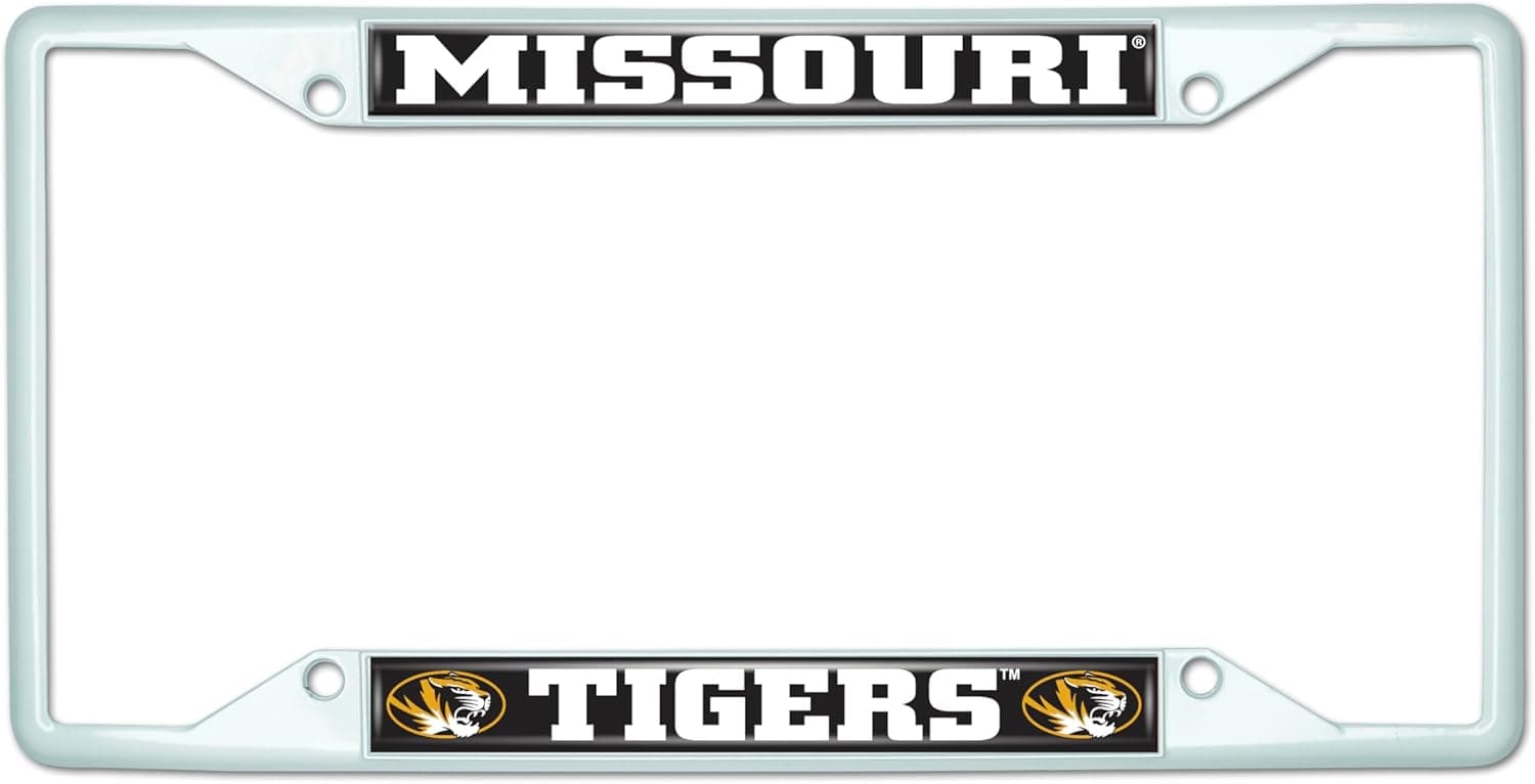 Show Your NCAA Team Pride with University of Missouri Tigers License Plate Frame