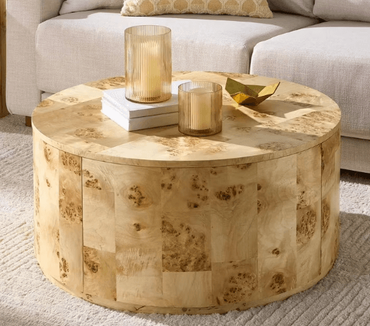 Elevate Your Living Room with the 36" Better Homes & Gardens Burlwood Round Coffee Table