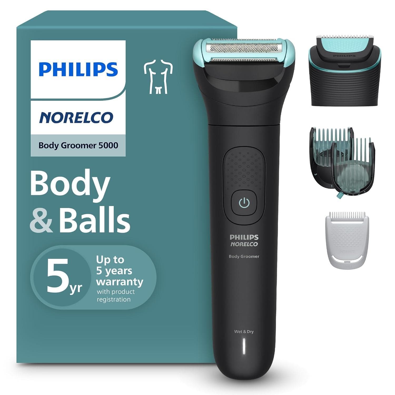 Philips Norelco BG5490/50 Body & Balls Groomer Amazon