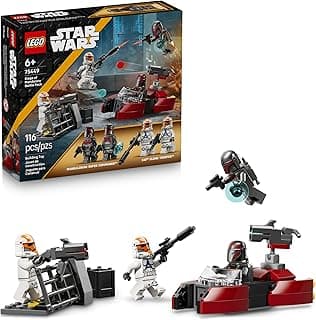 LEGO Star Wars Siege of Mandalore Battle Pack Building Toy for Boys & Girls - The Mandalorian Pretend Play Set W/4 Character Minifigures for Kids & Fans, Ages 6+ - Gift Idea for Birthdays - 75449