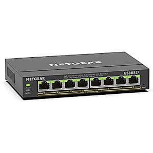 Netgear 8-Port PoE Ethernet Switch - Reliable Wired Connectivity