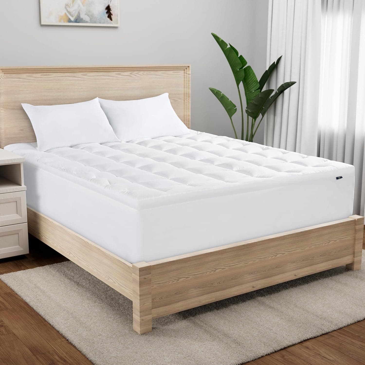 Serta Memory Foam Mattress Topper - Plush Comfort & Support