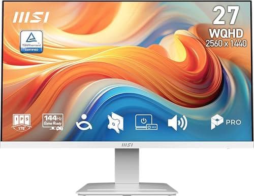 MSI 27-Inch QHD 144Hz IPS Computer Monitor