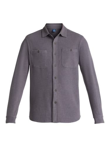 Cozy Up in a George Brushed Knit Shirt - 51% Off