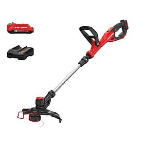 Powerful CRAFTSMAN String Trimmer with Battery & Charger - $29
