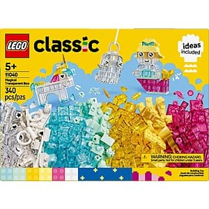 Lego Classic Magical Transparent Box - Colorful Building Fun
