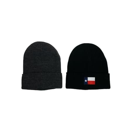 Men's Berkshire Beanie Style Hats, 2- Pack, One Size