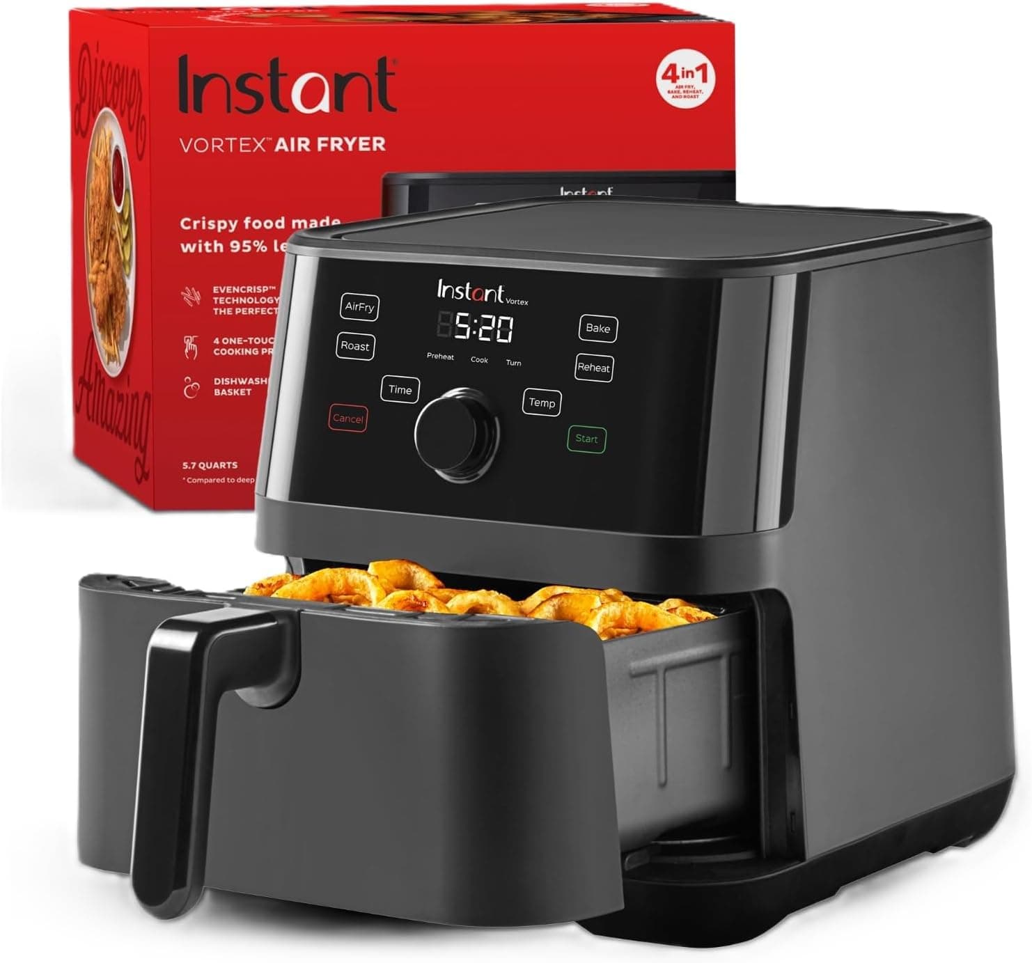 Instant Pot Vortex 5.7QT Air Fryer - Crisp, Roast, Bake & Reheat