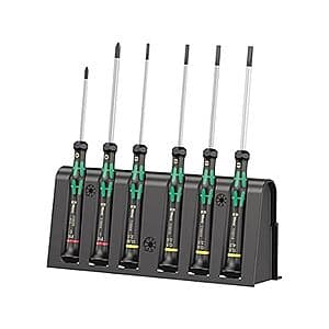 Precision 6-Piece Wera Micro Electronic Screwdriver Set