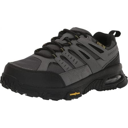 Skechers Work Men's Skech-Air Envoy Arcket Steel Toe Lace-up Work Shoe