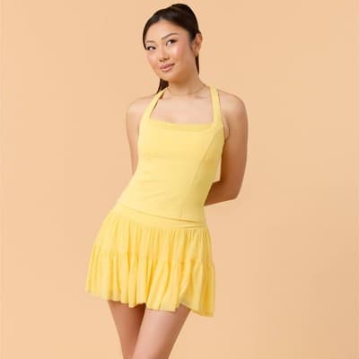 Blogilates Women's Mommy & Me Princess Tank Top - Yellow M