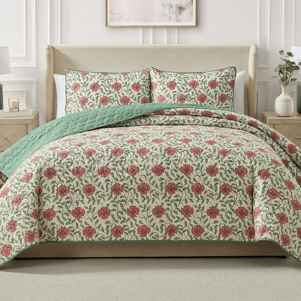 3-Piece King Quilt Set for Only $21