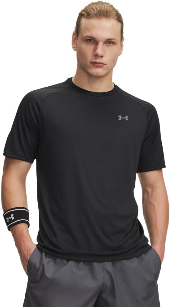 Under Armour Men's Tech 2.0 Short-Sleeve T-Shirt , Black (001)/Graphite, Large
