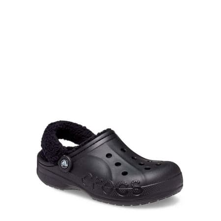 Crocs Unisex Baya Lined Fuzz Strap Clogs