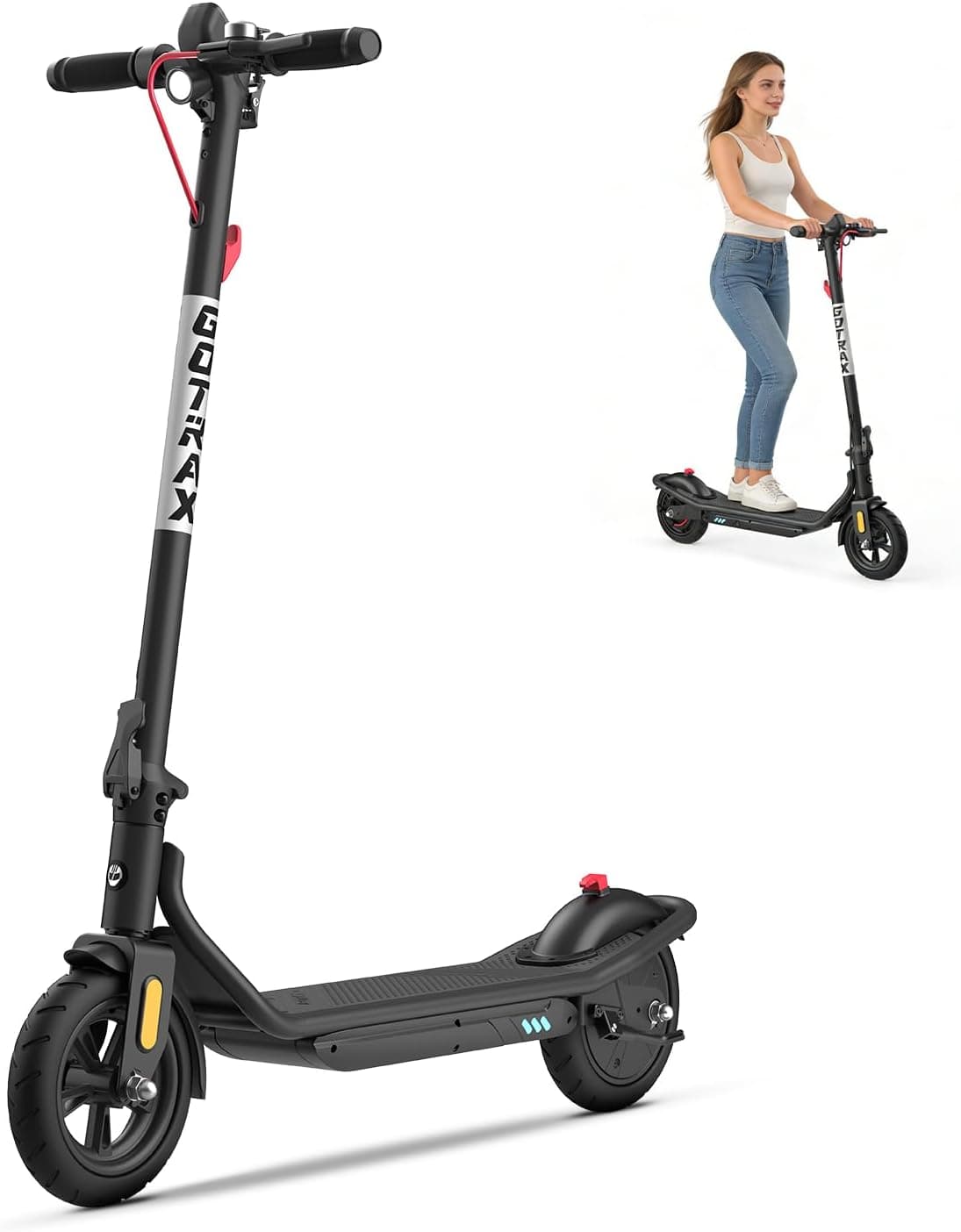 Gotrax Electric Scooter: 12-Mile Range, 15.5MPH, 220lb Capacity