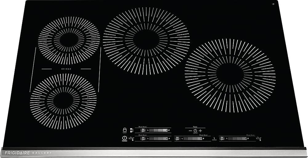Frigidaire - Gallery 30 in. Wide 4 Elements Built-in Induction Electric Cooktop - Black
