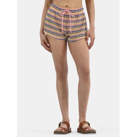 Celebrity Pink Women’s Crochet Cover-Up Shorts, 2'' Inseam, Sizes XS-2XL