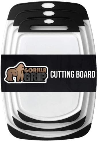 3-Piece Gorilla Grip Original Oversized Cutting Board Amazon