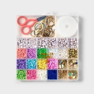 10pc Jewelry and Tech Accessory DIY Bead Art Kit - Roller Rabbit x Target