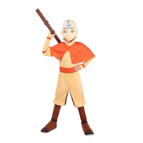 Premium Avatar Aang Halloween Costume for Kids