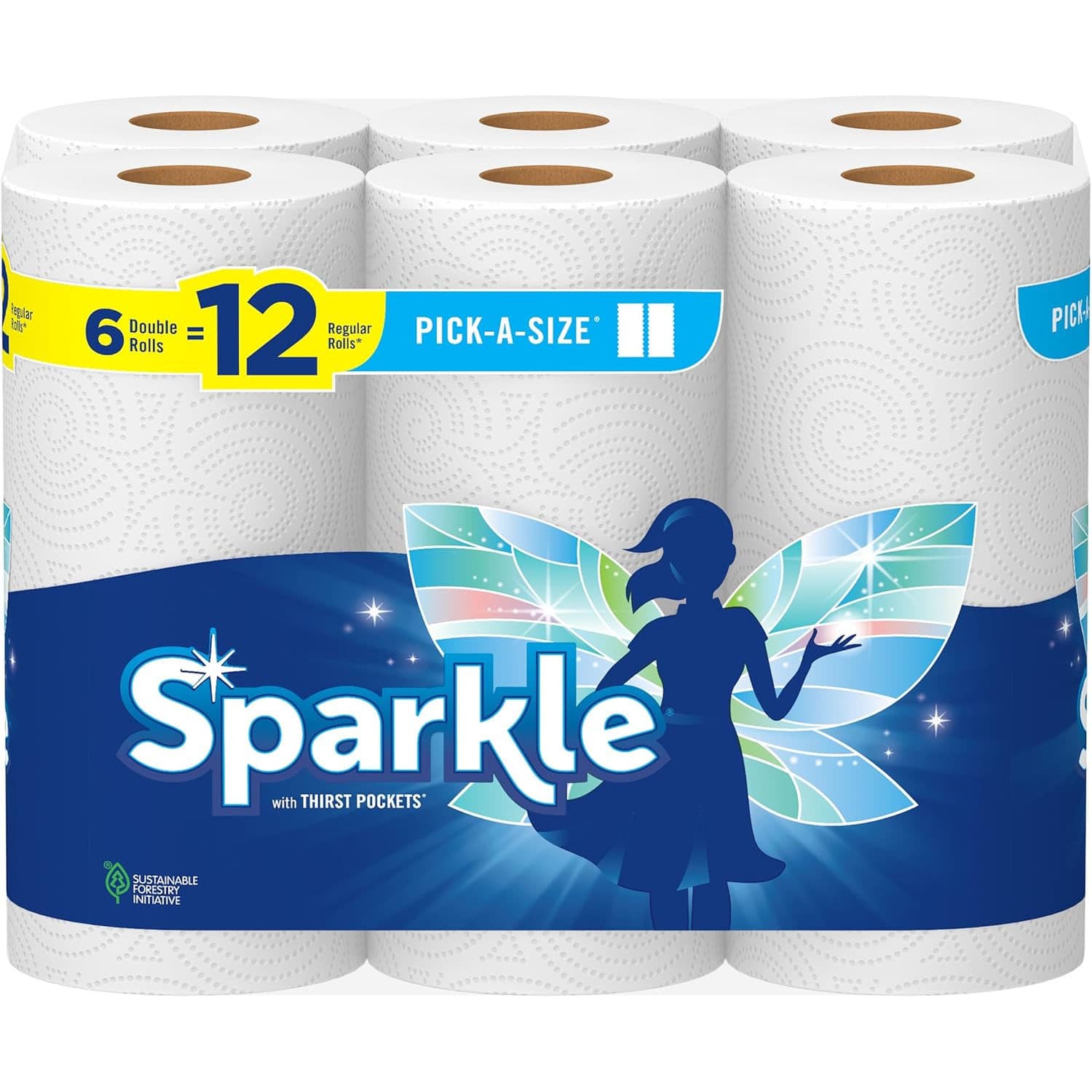 6-Count Sparkle Paper Towels for $7 - 39% Off