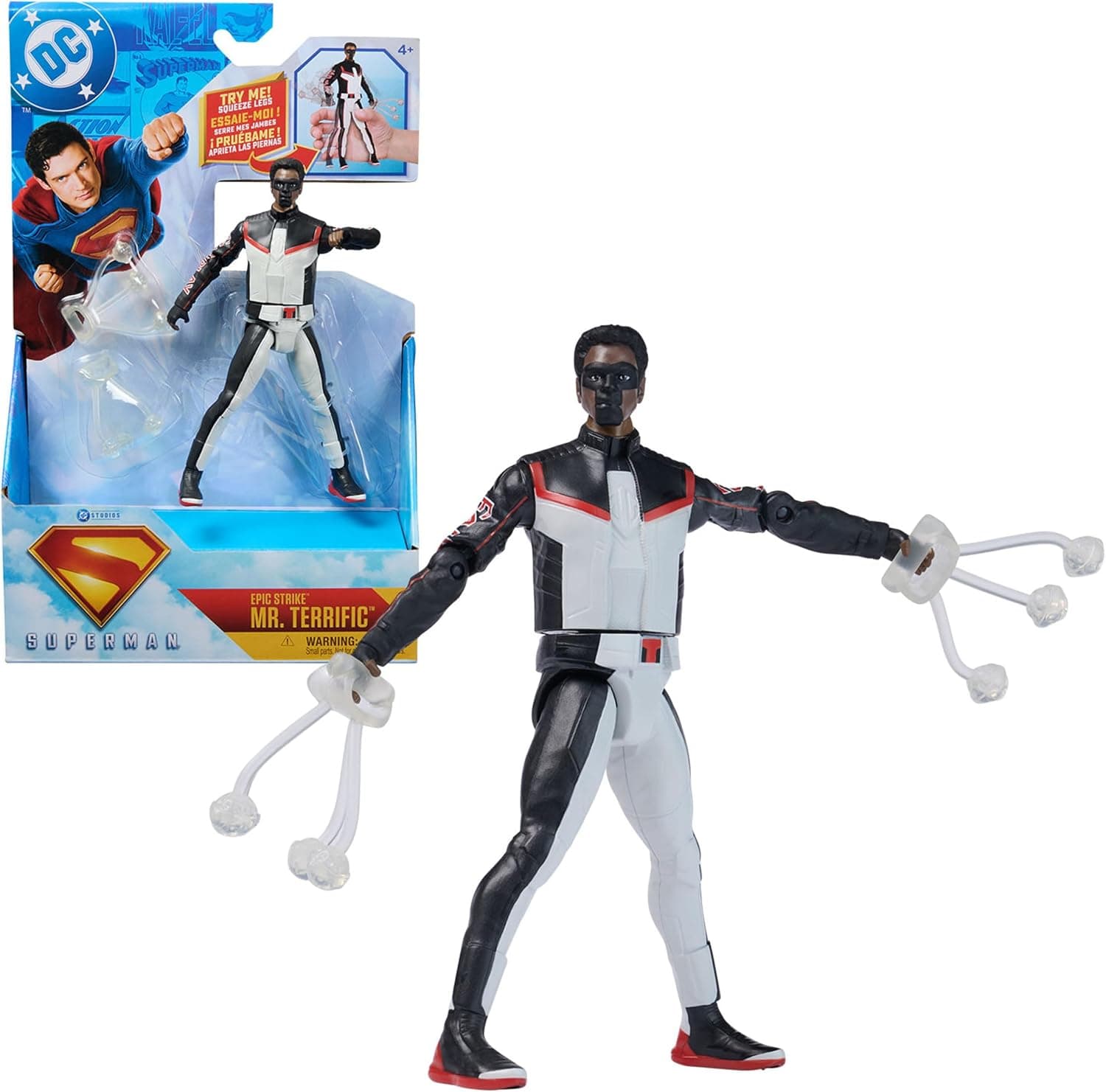 Soar with Superman's Heroic Mr. Terrific Action Figure
