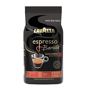 Lavazza Espresso Barista Gran Crema Whole Bean Coffee - 3 for $34.60