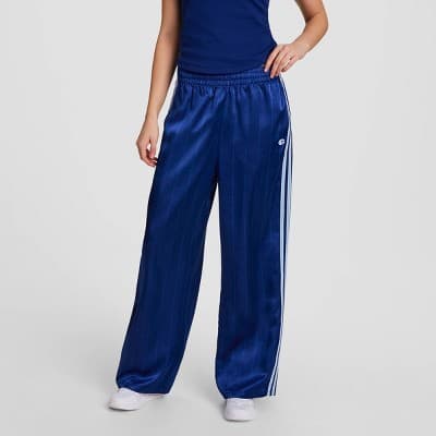 Champion Women's Game Set Match Pants - Blue Depths Pinstripe M