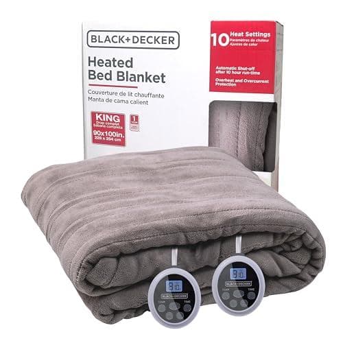 Cozy Up with the BLACK+DECKER King Size Heated Blanket