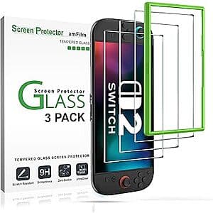 Tempered Glass Screen Protectors for Nintendo Switch