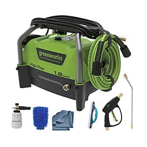 Powerful Pressure Washing with the Greenworks Electric Washer