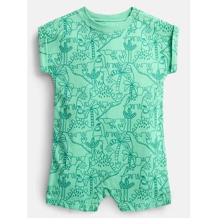 Wonder Nation Baby Boys Printed Jersey Romper, Sizes 0M-24M