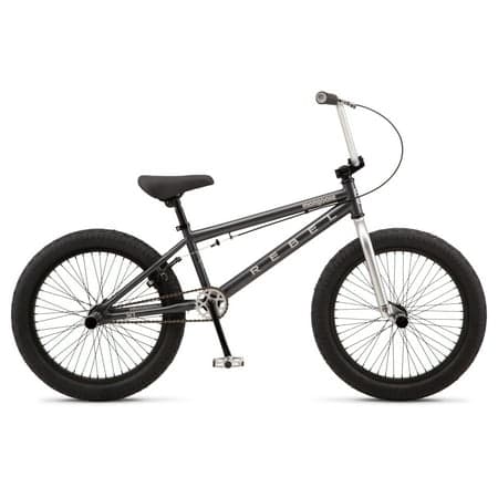 Mongoose Rebel X1 BMX Bike, 20-in. Wheels, Kids Ages 7-14 Years, Gray Child Bicycle