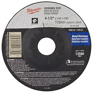 Save on Milwaukee Grinding Wheel at Home Depot