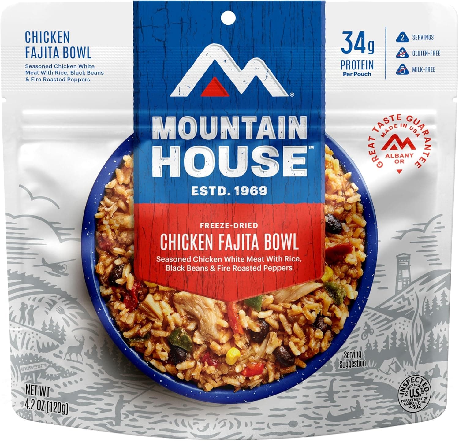 Savor the Outdoors with Mountain House Chicken Fajita Bowl