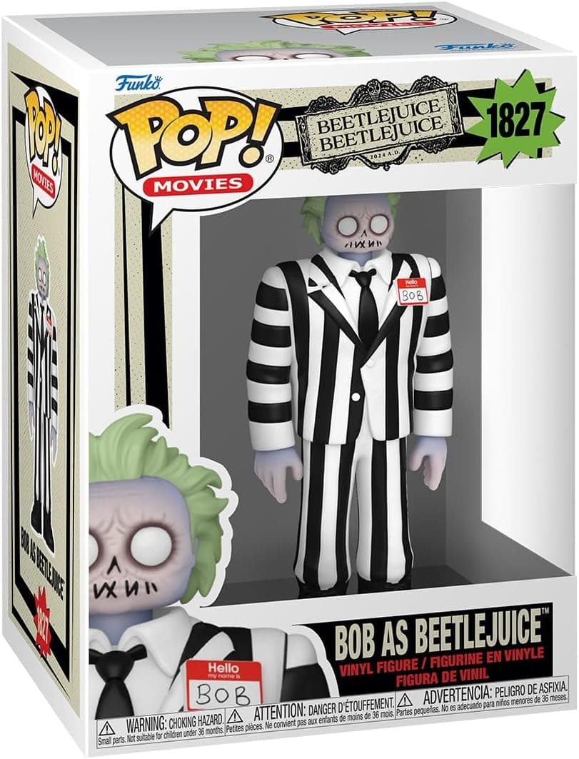 Beetlejuice Funko Pop! Vinyl Figure - Collectible Horror Figurine