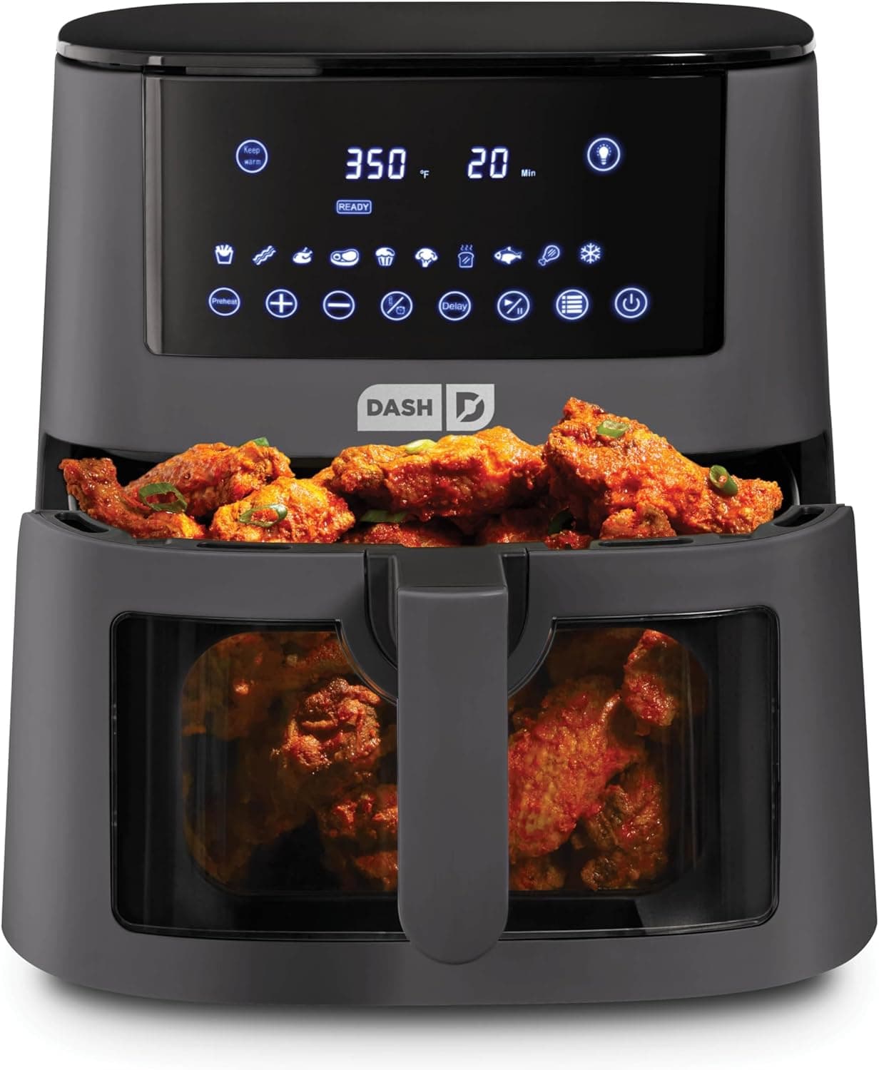 Dash Clear View Digital Air Fryer - Family-Sized Meals at 20% Off
