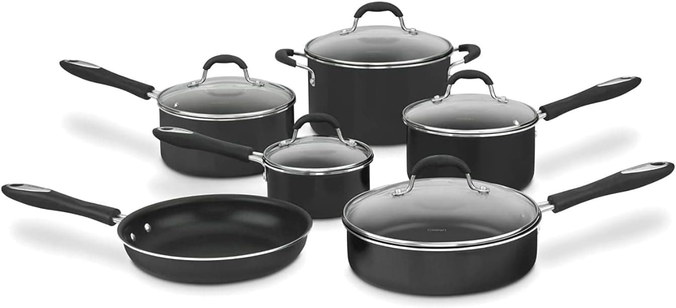 Cuisinart Nonstick Cookware Set: Quick Heating, Easy Grip