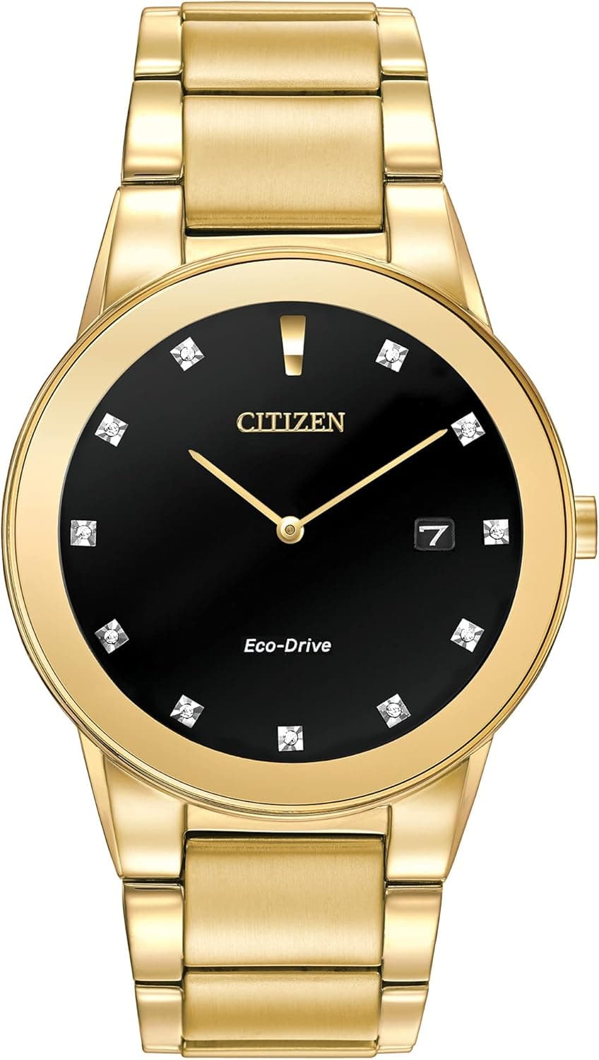 Citizen Men's Eco-Drive Watch in Gold-Tone Steel