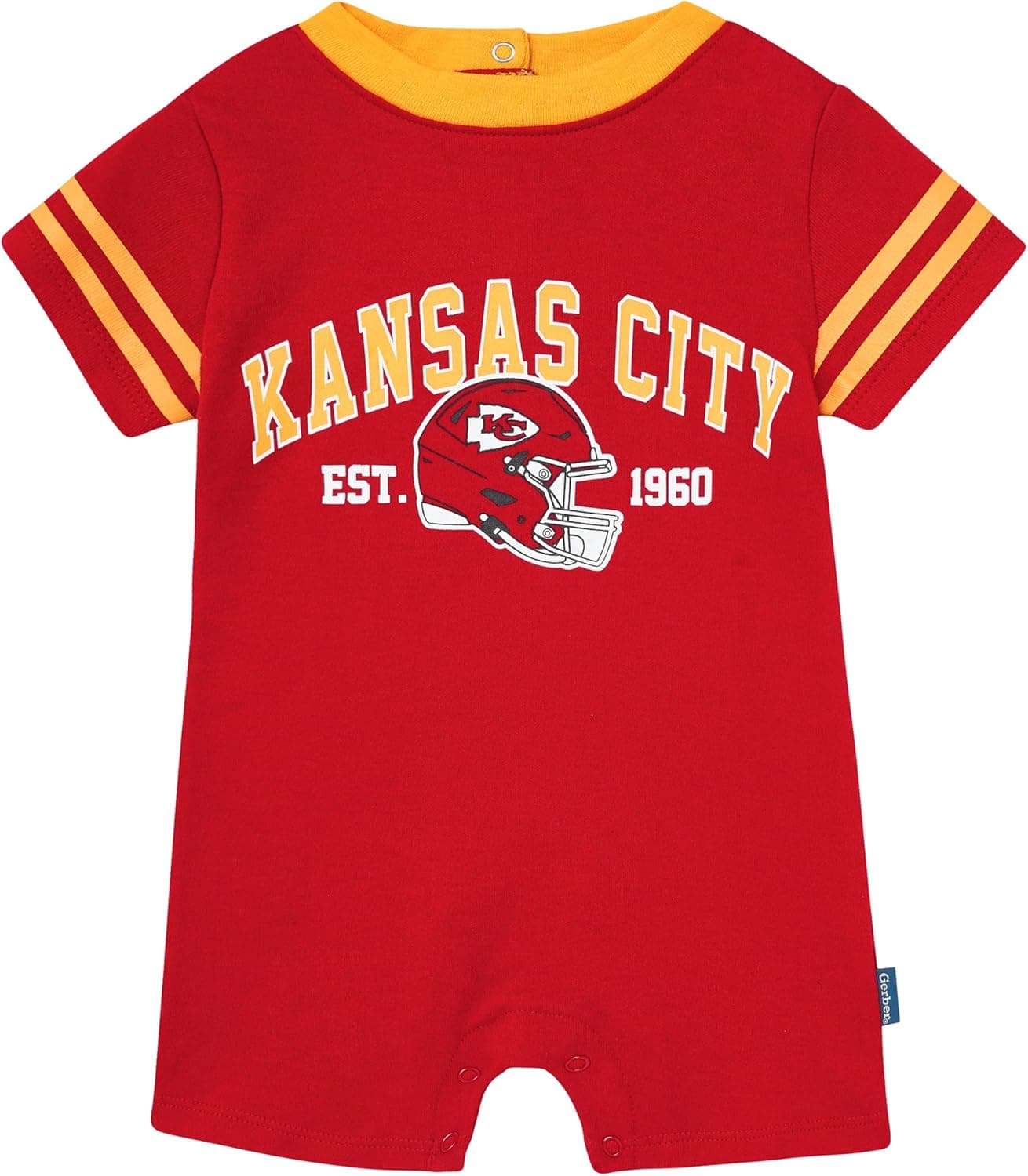 Gerber Baby NFL Team Romper - Chiefs, 12 Months