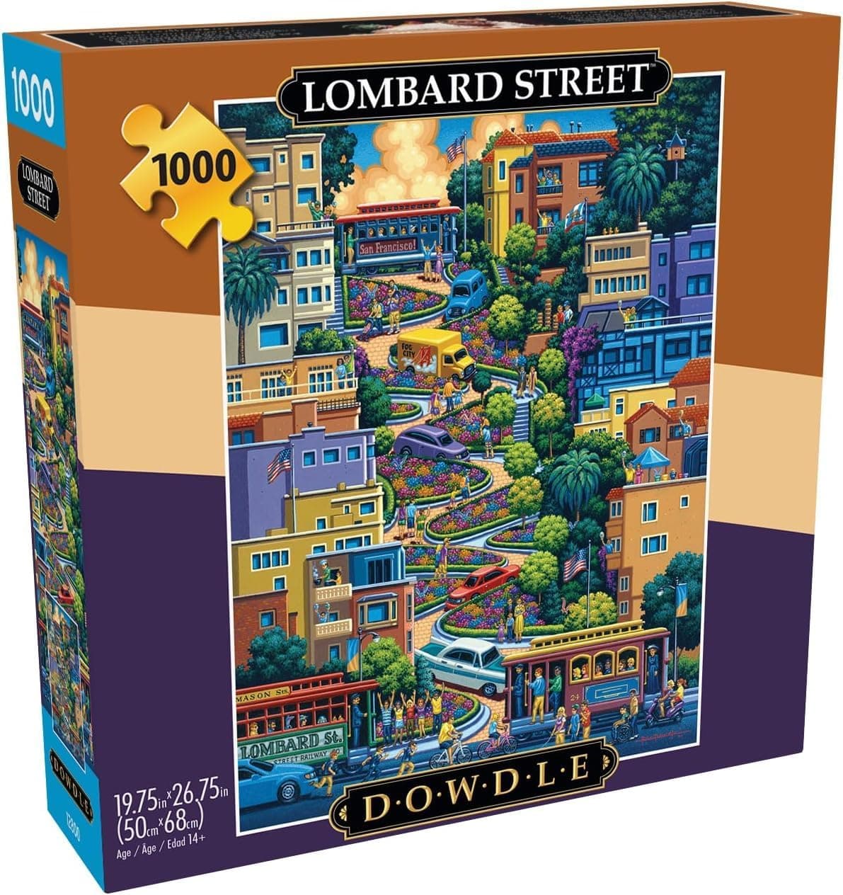 Challenging Puzzle for Game Nights: Buffalo Games - Eric Dowdle Lombard Street