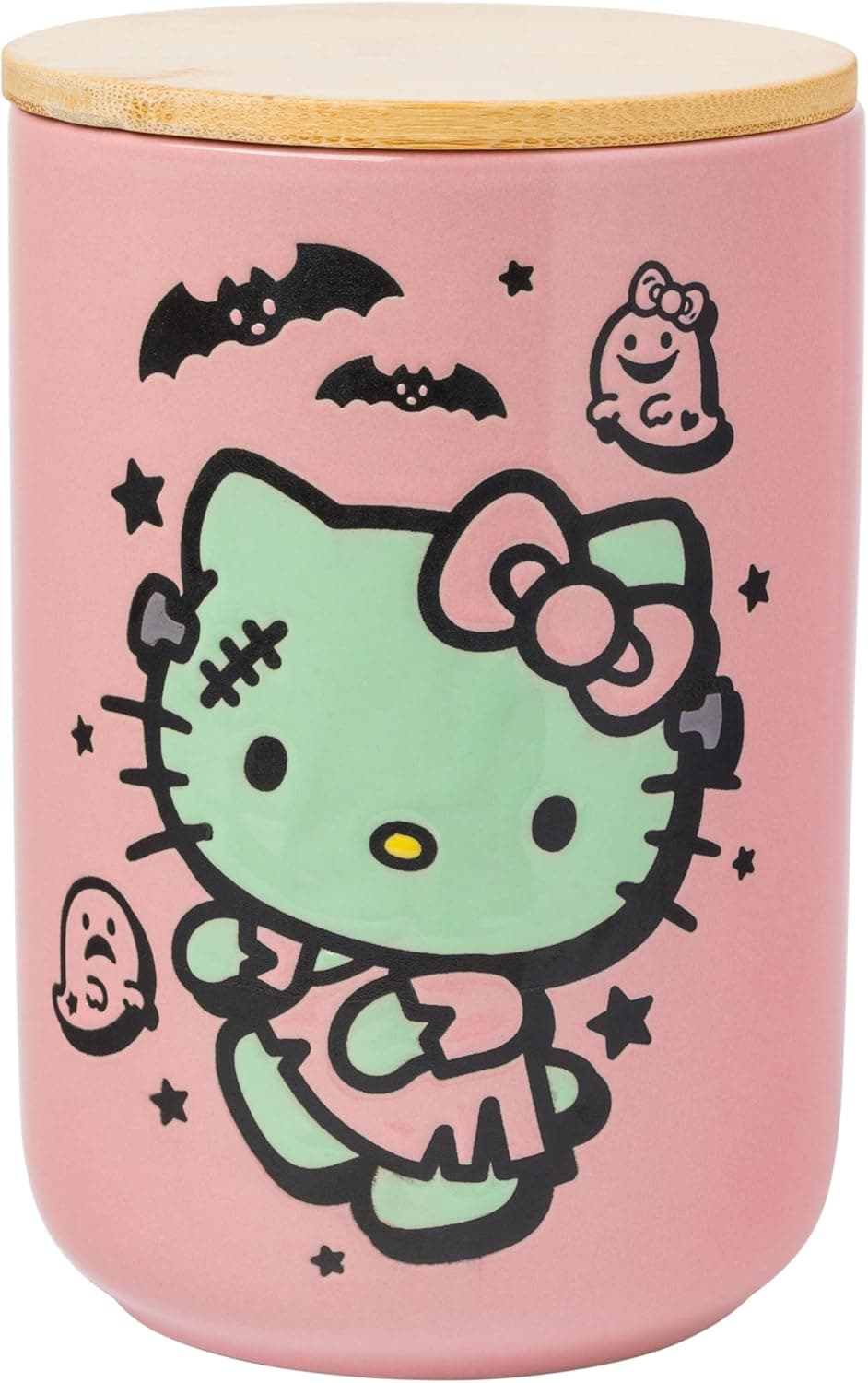 Spooky Hello Kitty Frankenkitty Ceramic Snack Jar